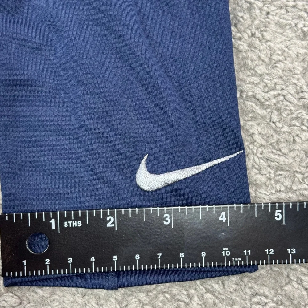 Nike Pro Compression Stay Warm Mens Navy Blue Leggings 259864-419 L NEW